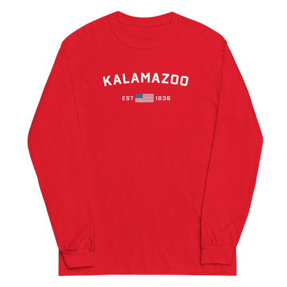 'Kalamazoo EST 1836' T-Shirt | Unisex Long Sleeve - Circumspice Michigan