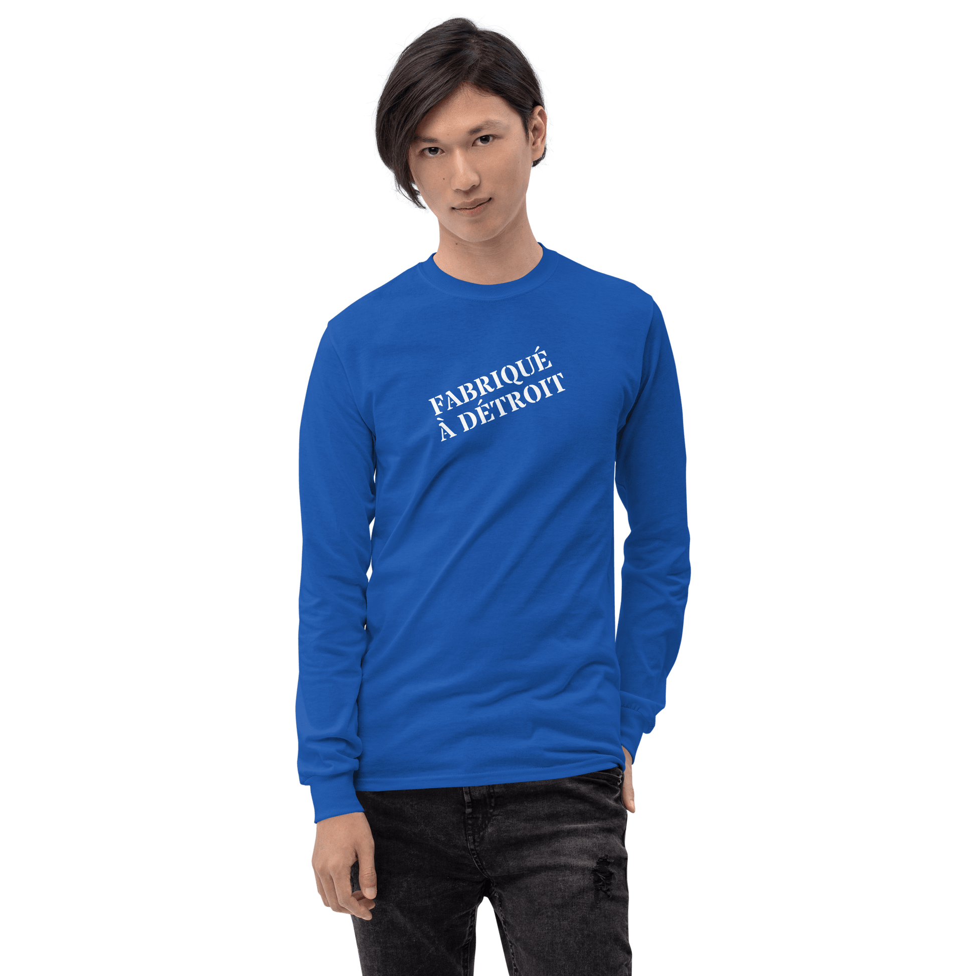 'Fabriqué à Détroit' T-Shirt | Unisex Long Sleeve - Circumspice Michigan