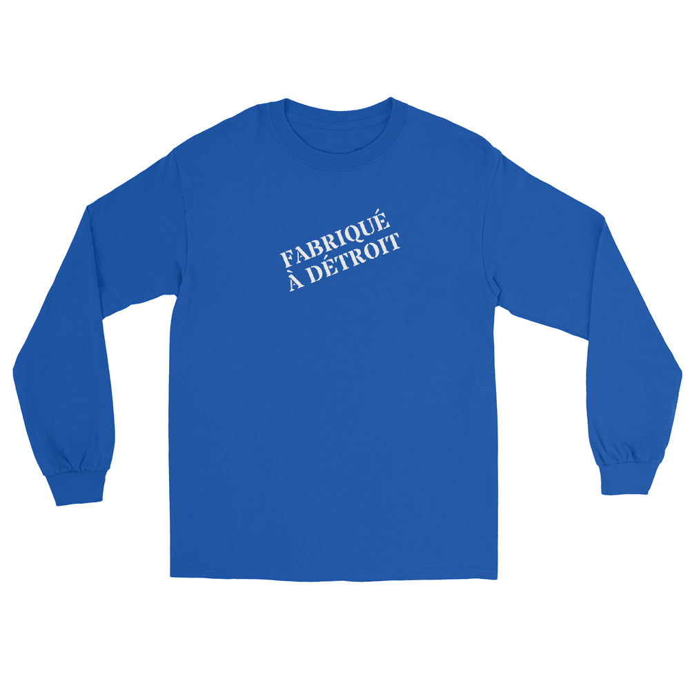 'Fabriqué à Détroit' T-Shirt | Unisex Long Sleeve - Circumspice Michigan