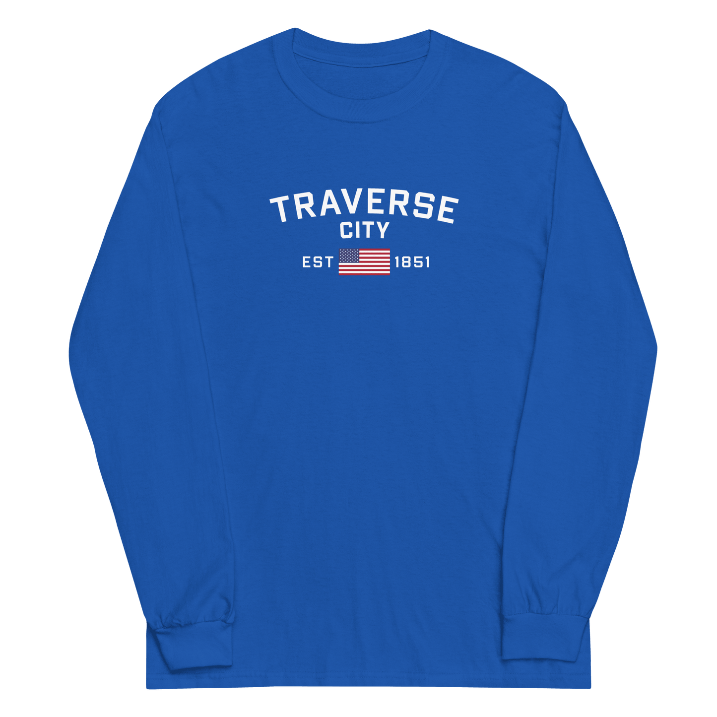 'Traverse City EST 1851' T-Shirt | Unisex Long Sleeve - Circumspice Michigan