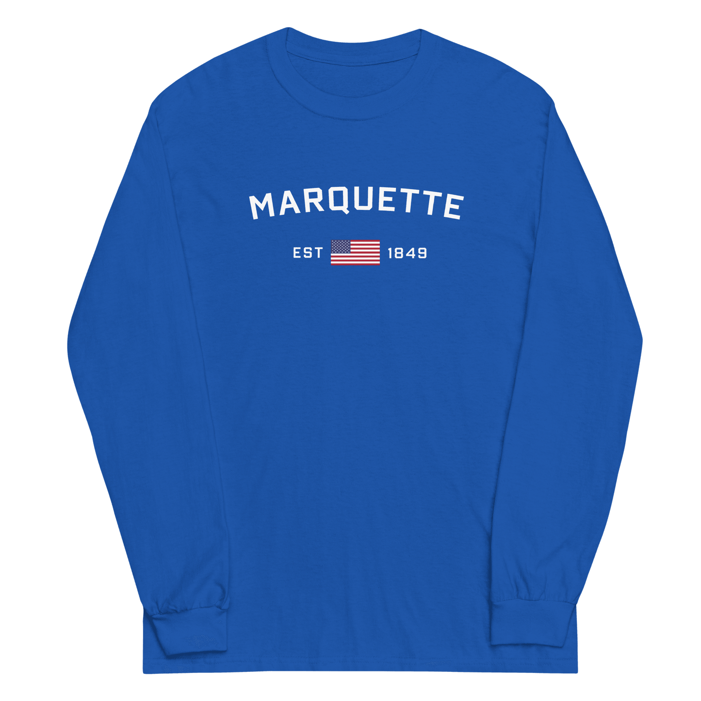 'Marquette EST 1849' T-Shirt | Unisex Long Sleeve - Circumspice Michigan