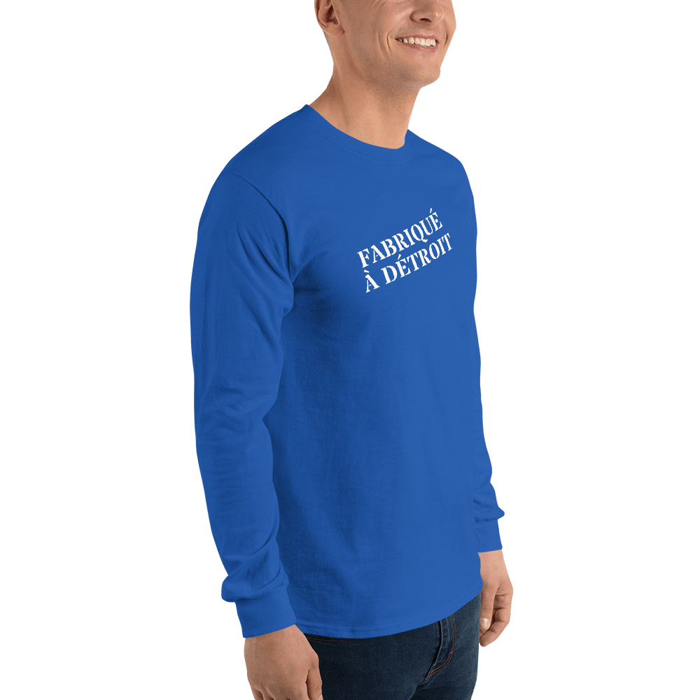 'Fabriqué à Détroit' T-Shirt | Unisex Long Sleeve - Circumspice Michigan