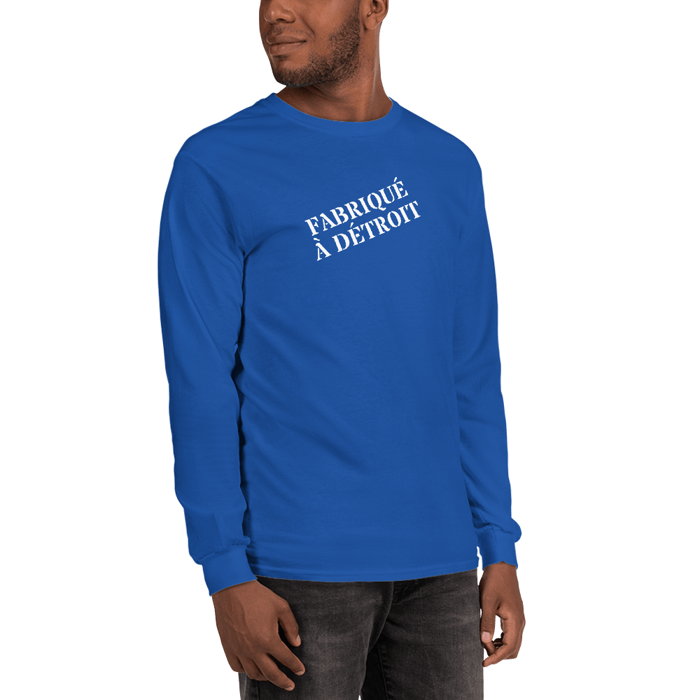 'Fabriqué à Détroit' T-Shirt | Unisex Long Sleeve - Circumspice Michigan