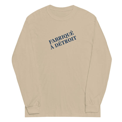 'Fabriqué à Détroit' T-Shirt | Unisex Long Sleeve - Circumspice Michigan