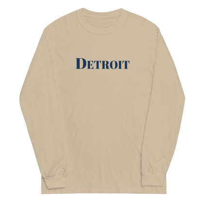 'Detroit' T-Shirt (Didone Font) | Unisex Long Sleeve