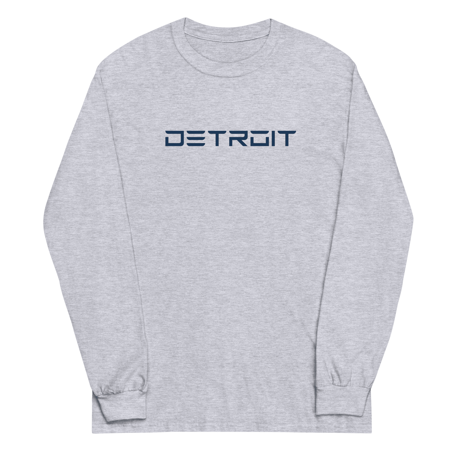 'Detroit' T-Shirt (Electric Font) | Unisex Long Sleeve - Circumspice Michigan