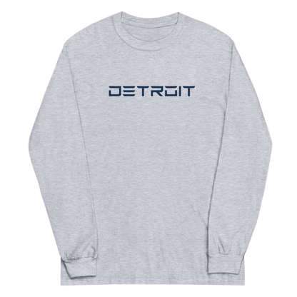 'Detroit' T-Shirt (Electric Font) | Unisex Long Sleeve - Circumspice Michigan