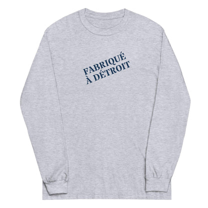 'Fabriqué à Détroit' T-Shirt | Unisex Long Sleeve - Circumspice Michigan