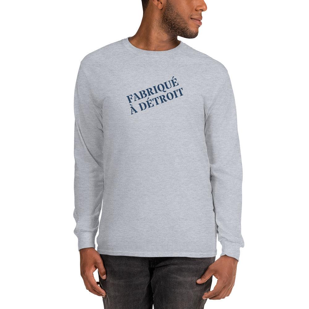 'Fabriqué à Détroit' T-Shirt | Unisex Long Sleeve - Circumspice Michigan