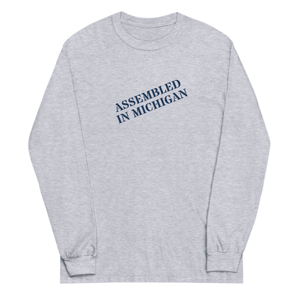 'Assembled in Michigan' T-Shirt | Unisex Long Sleeve - Circumspice Michigan