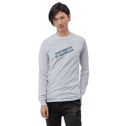 'Assembled in Michigan' T-Shirt | Unisex Long Sleeve - Circumspice Michigan