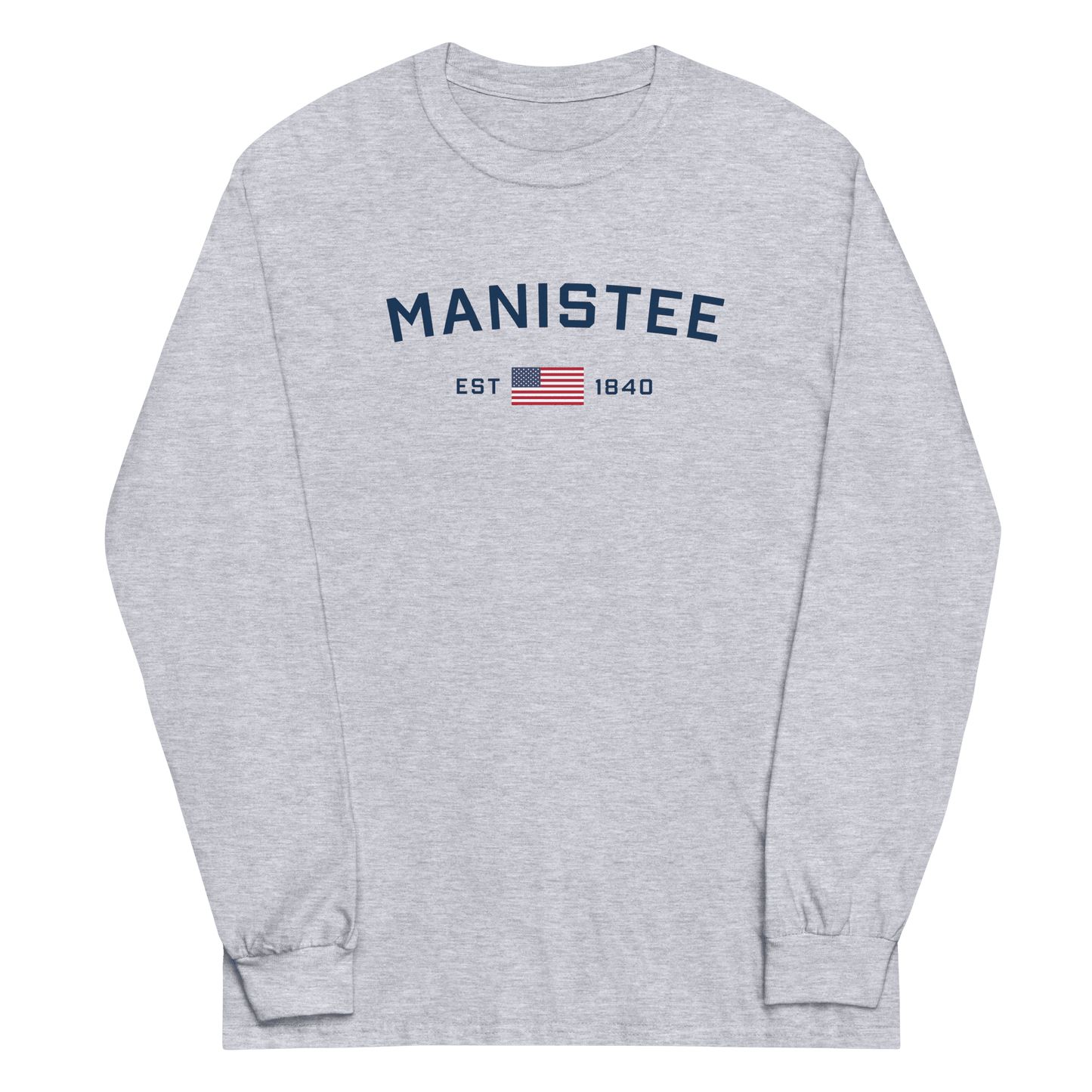 'Manistee EST 1840' T-Shirt | Unisex Long Sleeve - Circumspice Michigan