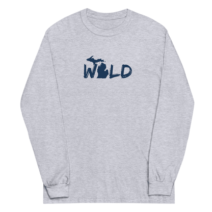 Michigan 'Wild' T-Shirt (Paintbrush Font) | Unisex Long Sleeve - Circumspice Michigan