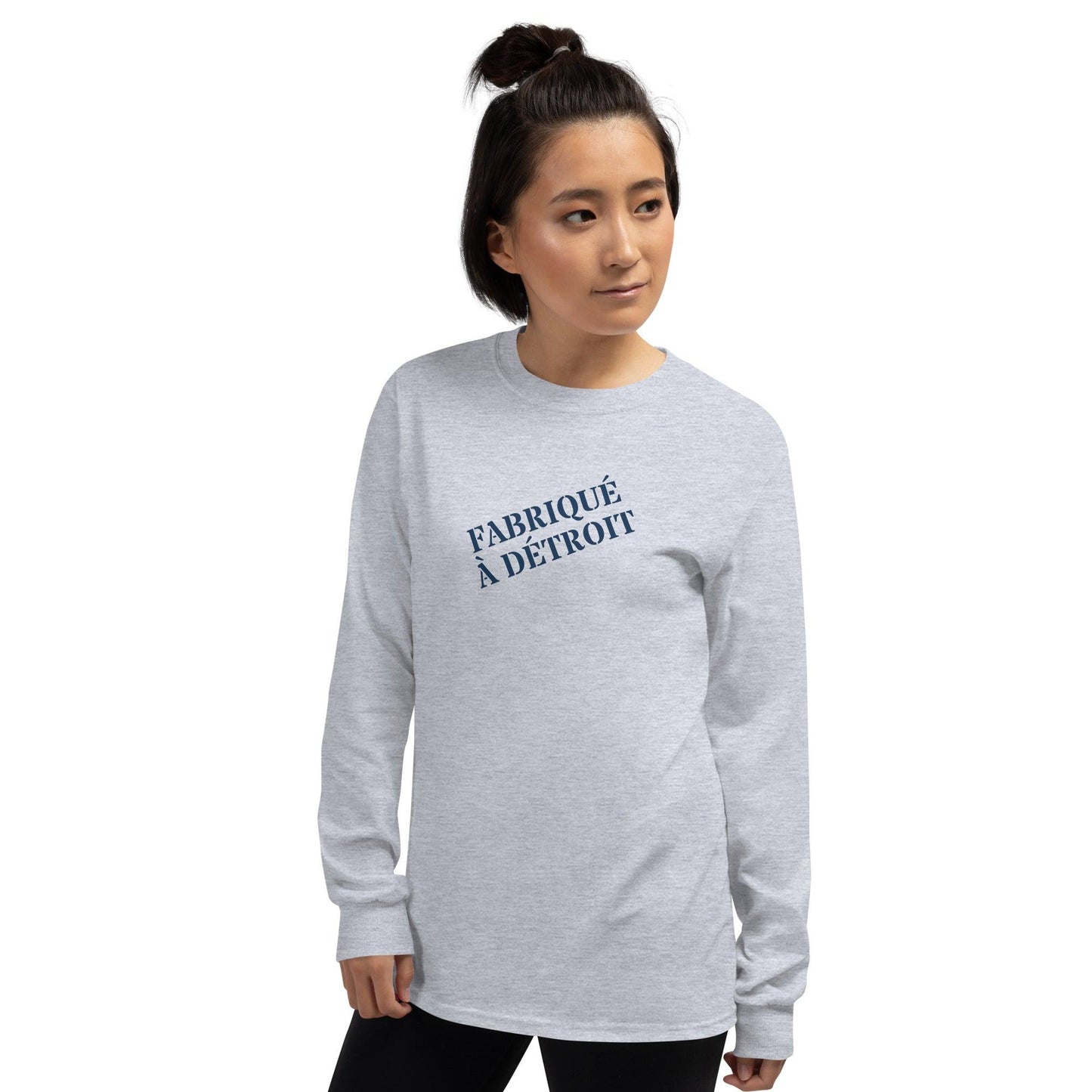 'Fabriqué à Détroit' T-Shirt | Unisex Long Sleeve - Circumspice Michigan