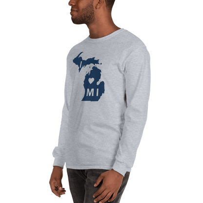 'I ❤️ MI' T-Shirt | Unisex Long Sleeve - Circumspice Michigan