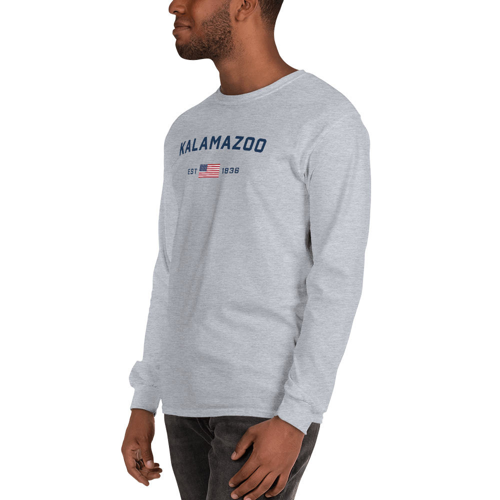 'Kalamazoo EST 1836' T-Shirt | Unisex Long Sleeve - Circumspice Michigan