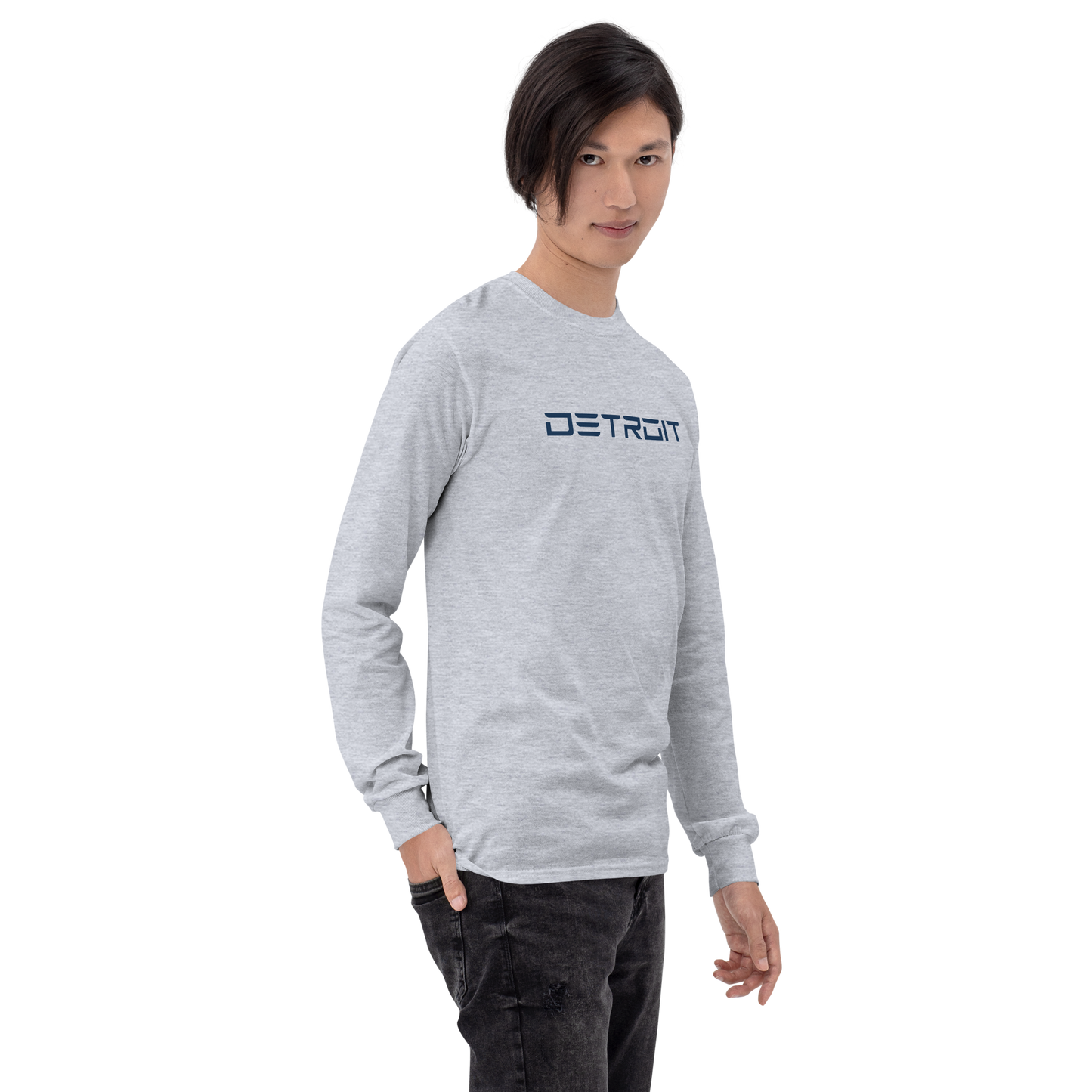 'Detroit' T-Shirt (Electric Font) | Unisex Long Sleeve