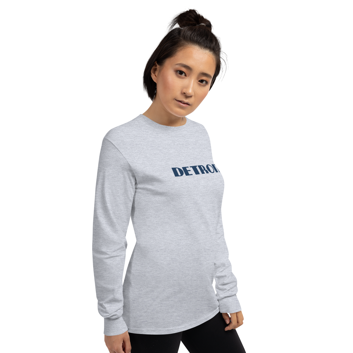 'Detroit' T-Shirt (Art Deco Font) | Unisex Long Sleeve