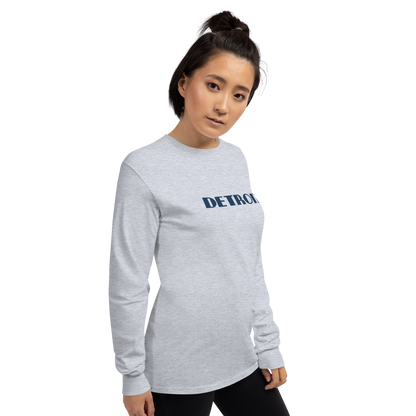 'Detroit' T-Shirt (Art Deco Font) | Unisex Long Sleeve