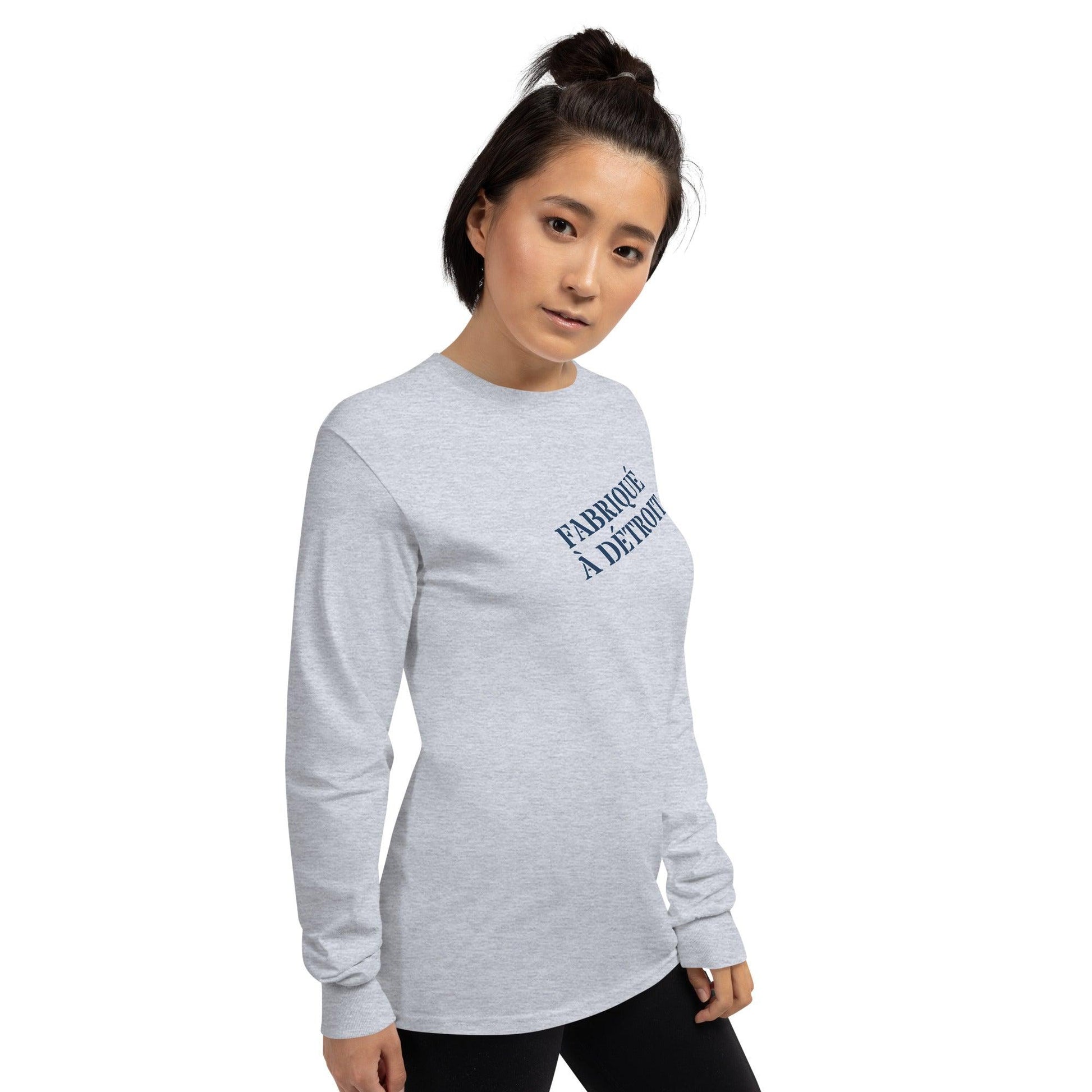 'Fabriqué à Détroit' T-Shirt | Unisex Long Sleeve - Circumspice Michigan