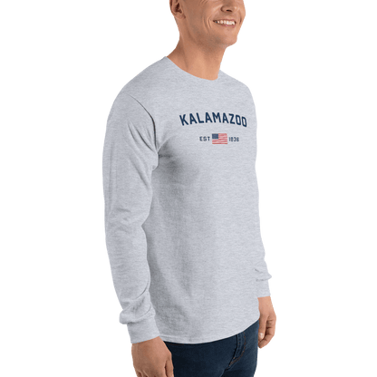 'Kalamazoo EST 1836' T-Shirt | Unisex Long Sleeve - Circumspice Michigan