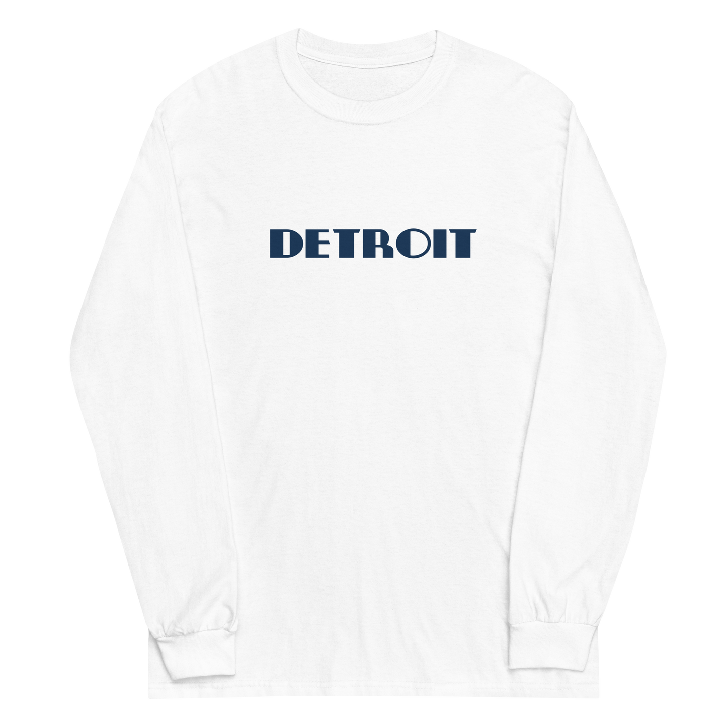 'Detroit' T-Shirt (Art Deco Font) | Unisex Long Sleeve