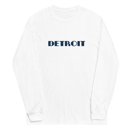 'Detroit' T-Shirt (Art Deco Font) | Unisex Long Sleeve