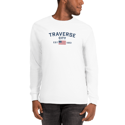 'Traverse City EST 1851' T-Shirt | Unisex Long Sleeve - Circumspice Michigan