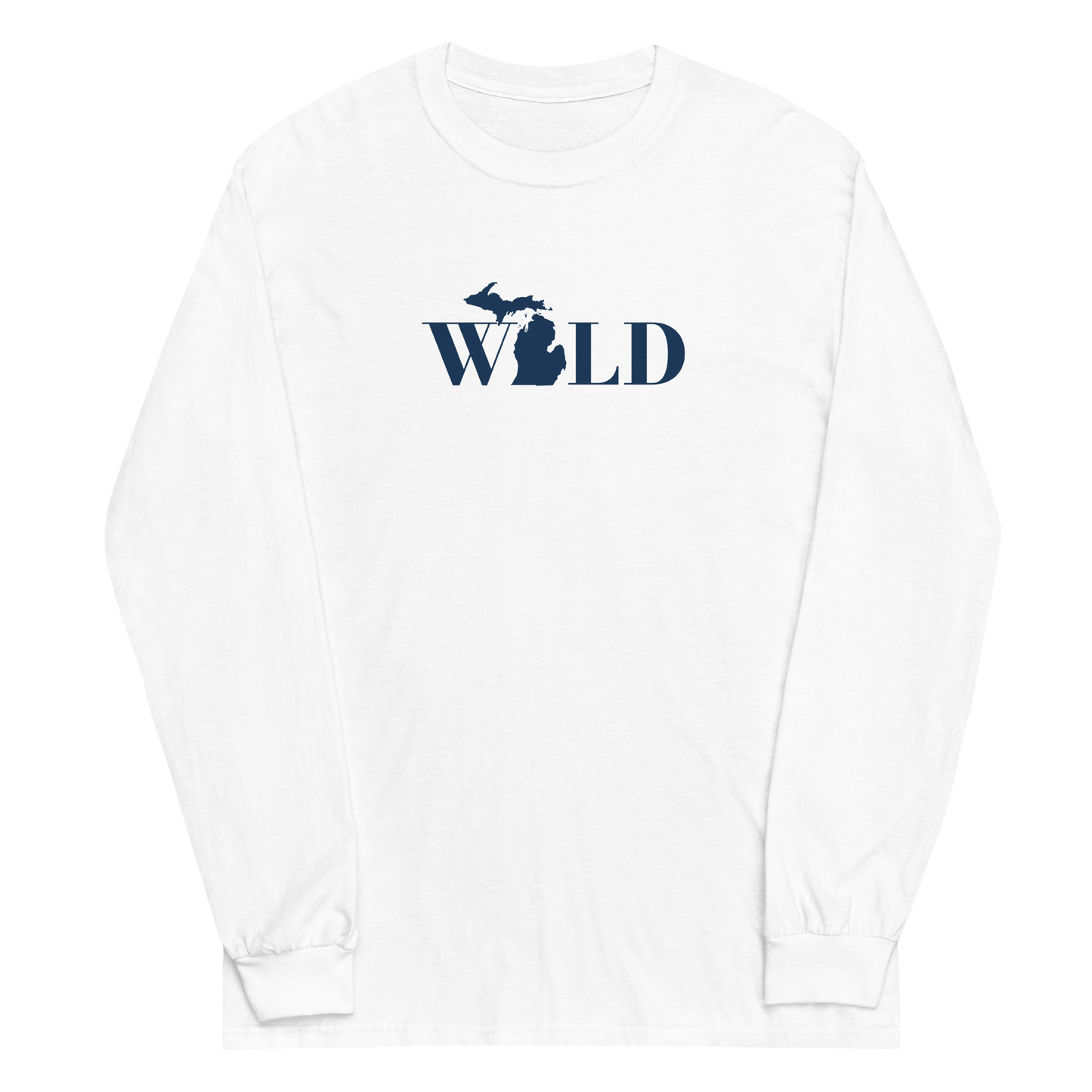 Michigan 'Wild' T-Shirt (Didone Font) | Unisex Long Sleeve
