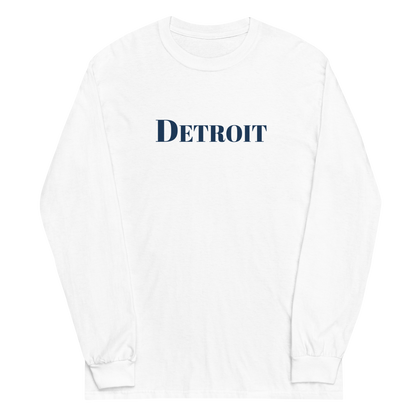 'Detroit' T-Shirt (Didone Font) | Unisex Long Sleeve