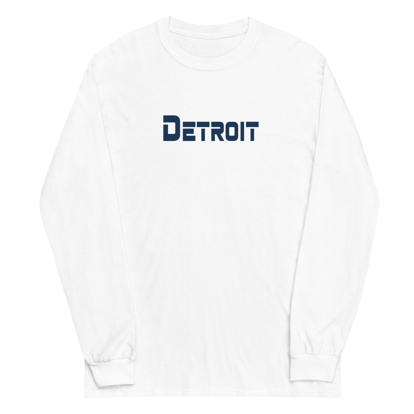 'Detroit' T-Shirt (1980s SciFi Font) | Unisex Long Sleeve