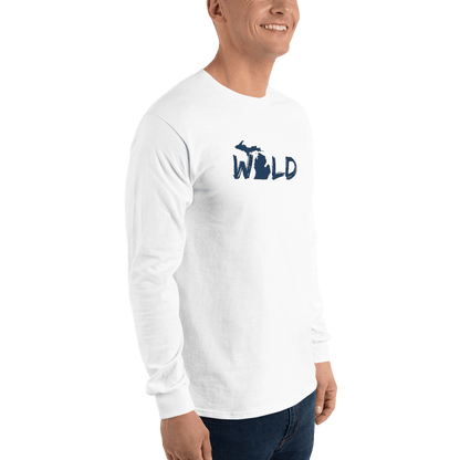 Michigan 'Wild' T-Shirt (Paintbrush Font) | Unisex Long Sleeve - Circumspice Michigan