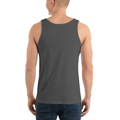 Michigan Upper Peninsula Tank Top (w/ UP USA Flag Outline) | Unisex Jersey