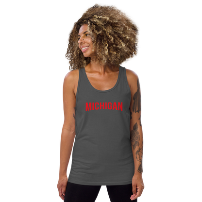 'Michigan' Unisex Tank Top (Streaming Video Parody)