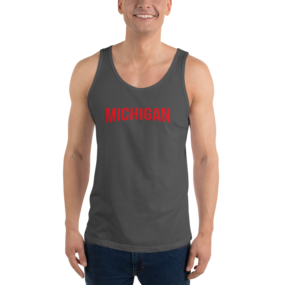 'Michigan' Unisex Tank Top (Streaming Video Parody)