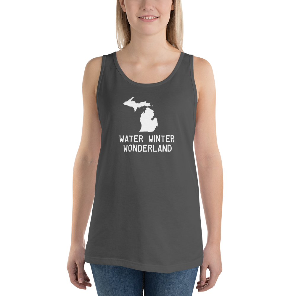 Michigan 'Water Winter Wonderland' Tank Top | Unisex Jersey