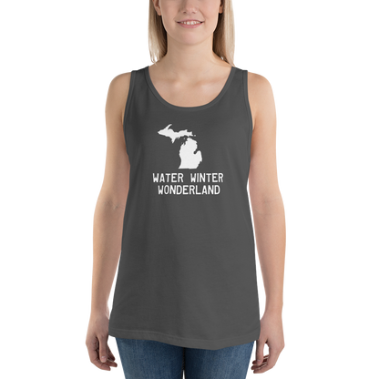 Michigan 'Water Winter Wonderland' Tank Top | Unisex Jersey