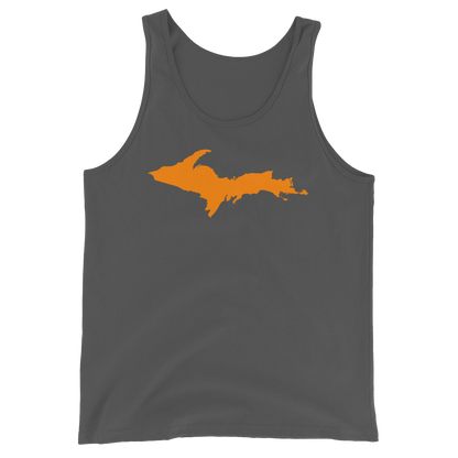 Michigan Upper Peninsula Tank Top (w/ Orange UP Outline | Unisex Jersey