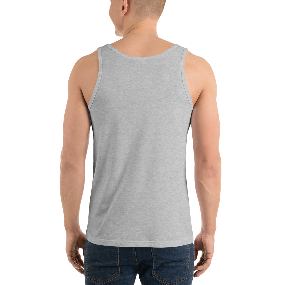 Michigan Upper Peninsula Tank Top (w/ UP USA Flag Outline) | Unisex Jersey