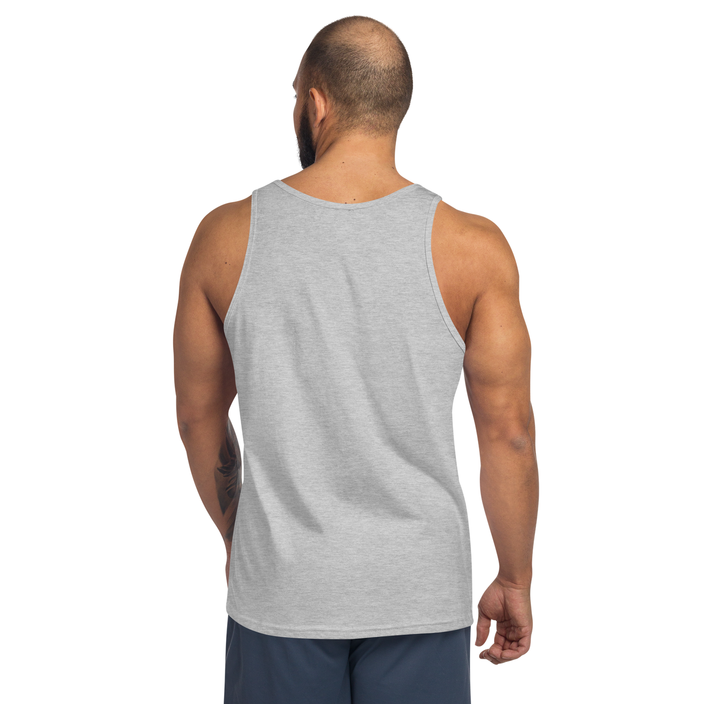 Michigan Upper Peninsula Tank Top (w/ Orange UP Outline | Unisex Jersey