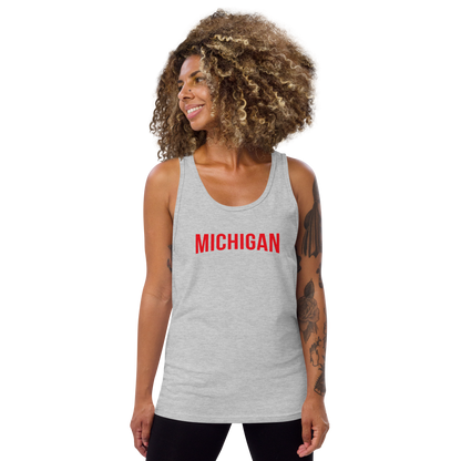 'Michigan' Unisex Tank Top (Streaming Video Parody)