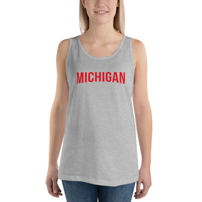 'Michigan' Unisex Tank Top (Streaming Video Parody)