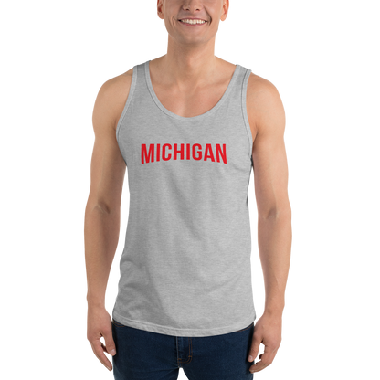 'Michigan' Unisex Tank Top (Streaming Video Parody)