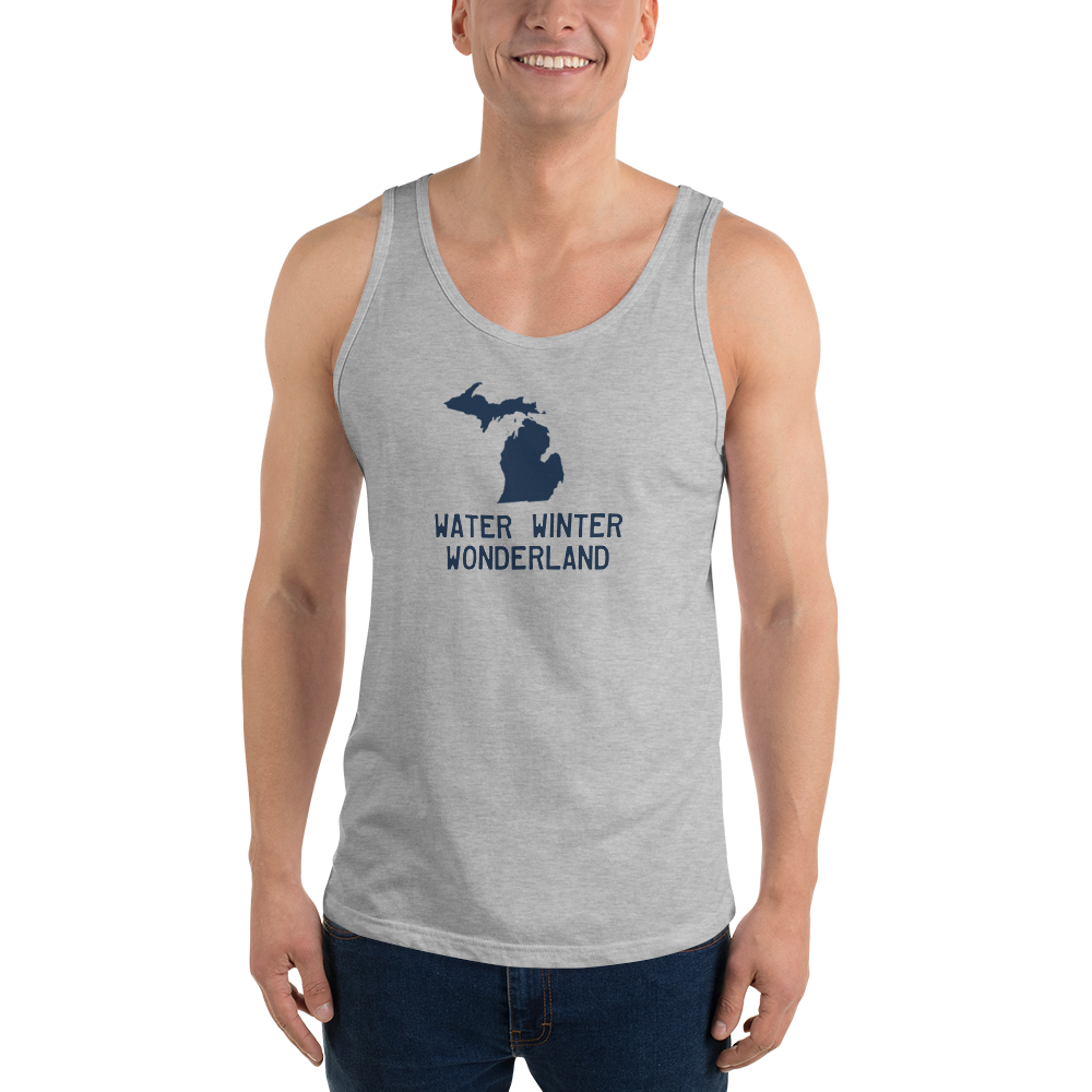 Michigan 'Water Winter Wonderland' Tank Top | Unisex Jersey