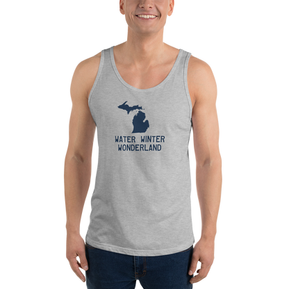 Michigan 'Water Winter Wonderland' Tank Top | Unisex Jersey