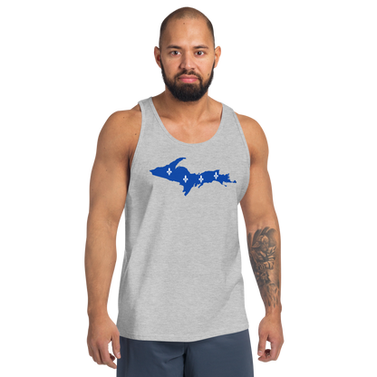 Michigan Upper Peninsula Tank Top (w/ UP Quebec Flag Outline) | Unisex Jersey