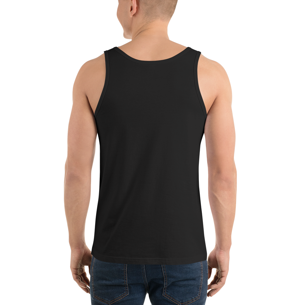 Michigan Upper Peninsula Tank Top (w/ Gold UP Outline) | Unisex Jersey