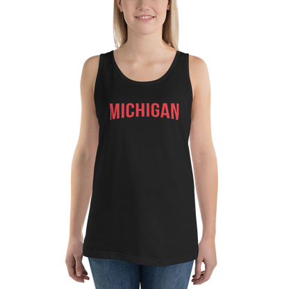 'Michigan' Unisex Tank Top (Streaming Video Parody)