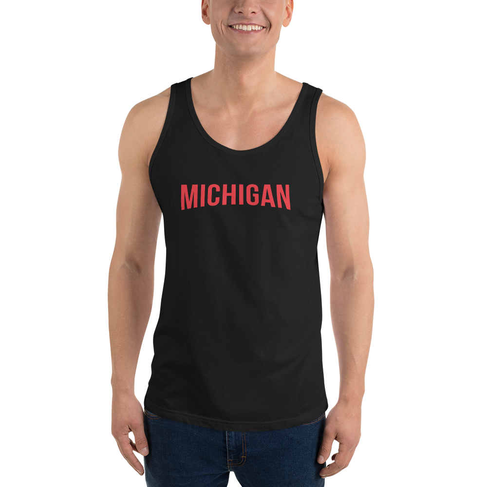 'Michigan' Unisex Tank Top (Streaming Video Parody)