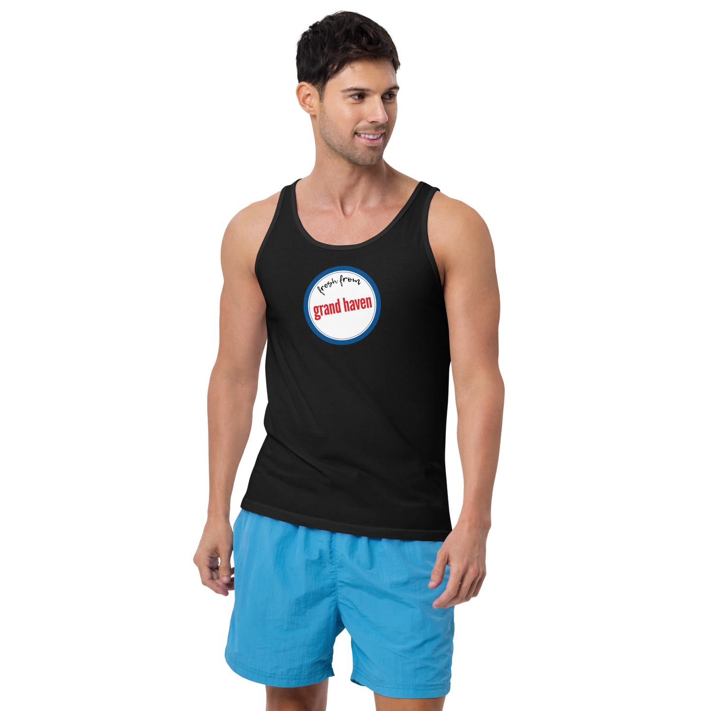 'Fresh From Grand Haven' Tank Top | Unisex Jersey